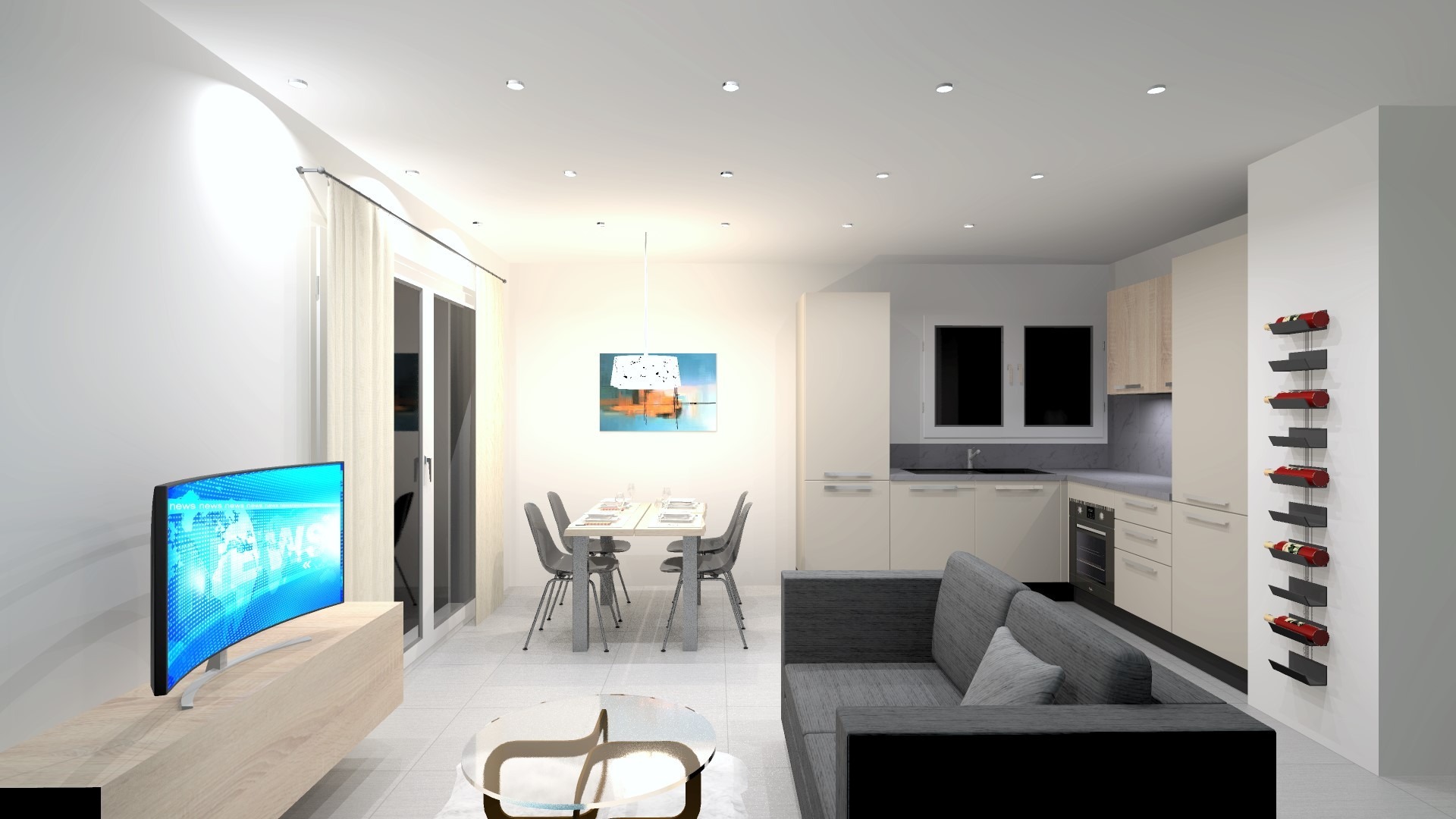 Photo Appartement T2 de 41 m² avec terrasse au Viviers-du-lac (en cours de construction) image 1/5