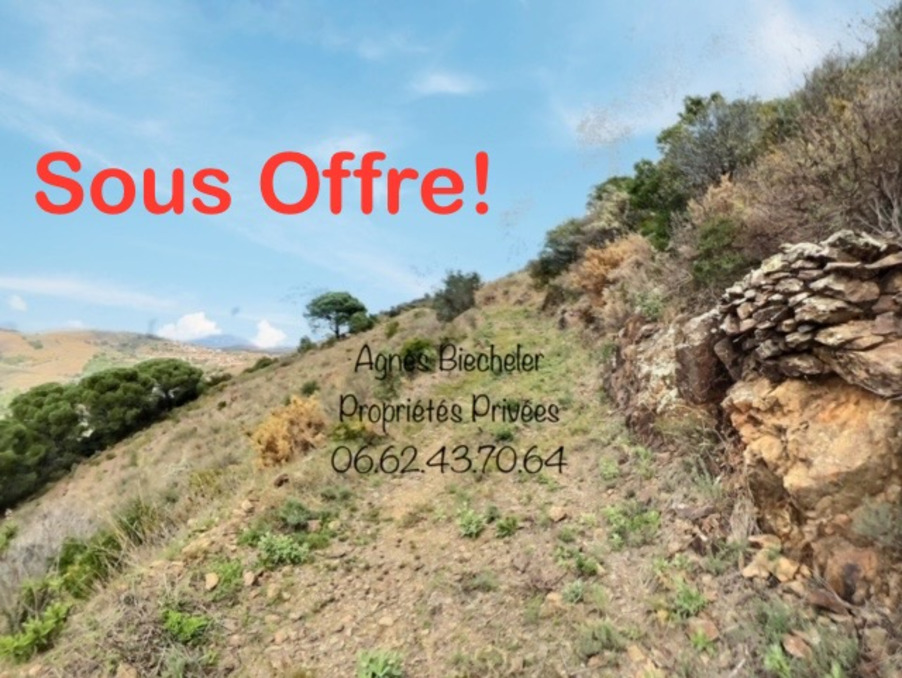 vente terrain pyrenees orientales banyuls-sur-mer