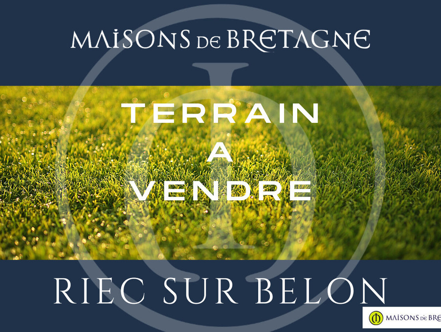 vente terrain finistere riec sur belon