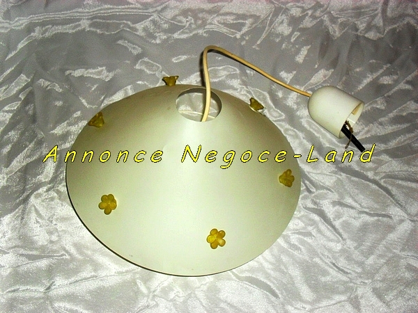 Photo Lampe plafond Arditi couleur Ivoire avec fleurs image 1/1