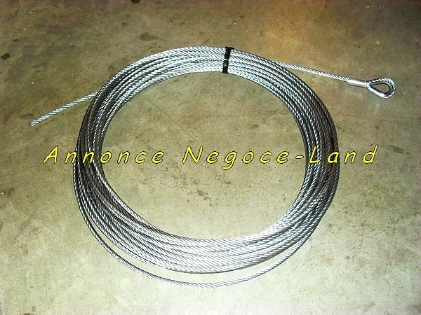 Photo Cable pour Monte-charge Monte tuile Acier Serti boucl? (Neuf) image 1/1