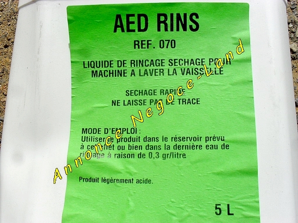 Photo Rins : Liquide de rin?age s?chage lave-vaisselle industriel image 1/1