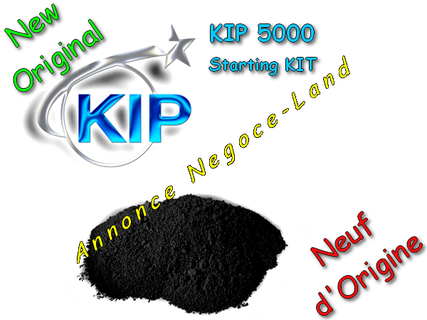 Photo Toner - KIP 5000 - Starting KIT - Laser - Noir - [Original 500g Neuf] image 1/1