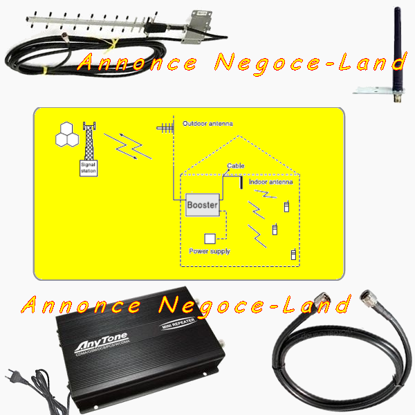 AnyTone AT-6200W - Amplificateur de signal mobile - 3G/GSM/DCS/PCS/UMTS/W-CDMA