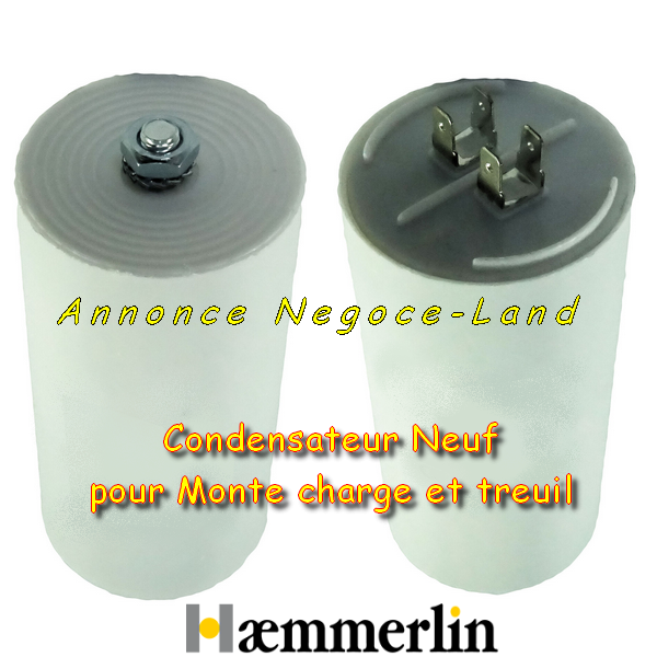 Condensateur pour Haemmerlin monte tuiles - monte mat?riaux - l?ve charge et treuil (Neuf)