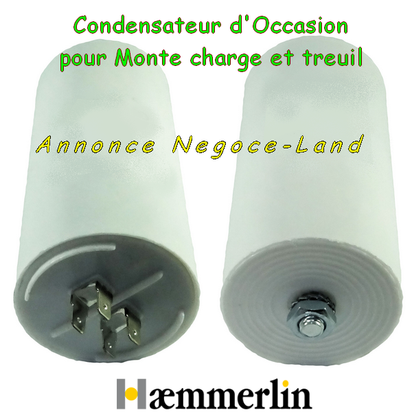 Photo Condensateur pour Haemmerlin treuil - L?ve tuiles - Monte mat?riaux et Monte charge (Occasion) image 1/1