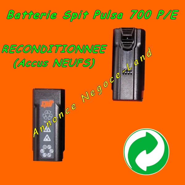 Photo Batterie reconditionn?e de cloueur Spit 700 Pulsa E/P image 1/1