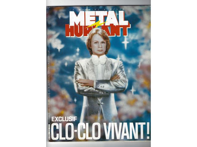 Photo "EXCLUSIF CLOCLO VIVANT"- METAL HURLANT (1984) image 1/3