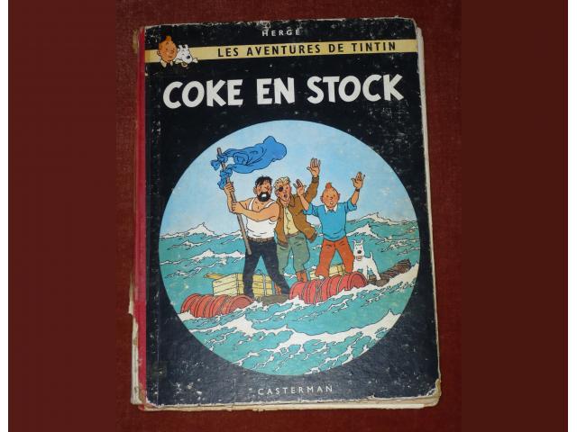 1 album de Tintin EO "Coke en stock"