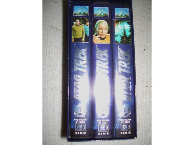 1 Coffret de 3 Casettes Star Trek