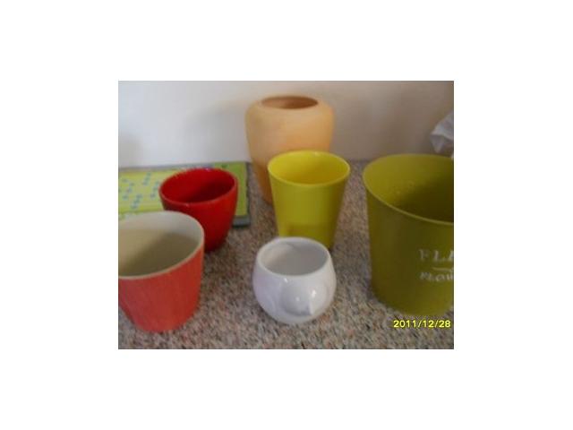 Photo 1 vase et 5 cache pots image 1/1