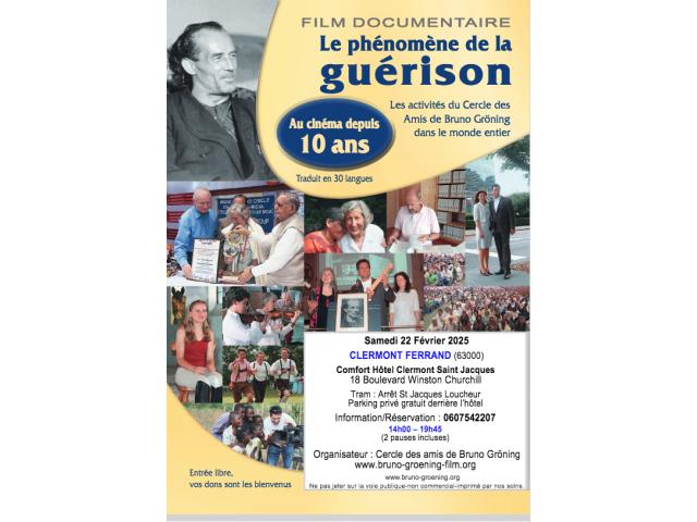 10 ans du film documentaire ‘‘Le phénomène de la guérison’’