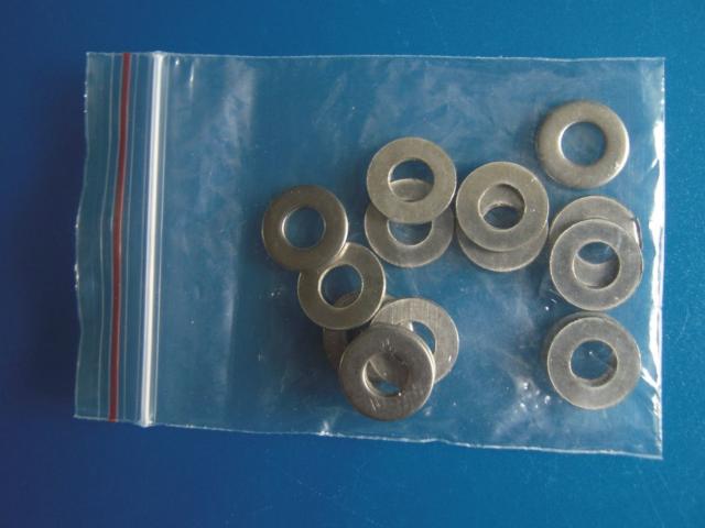 16 rondelles INOX - resistante a l eau