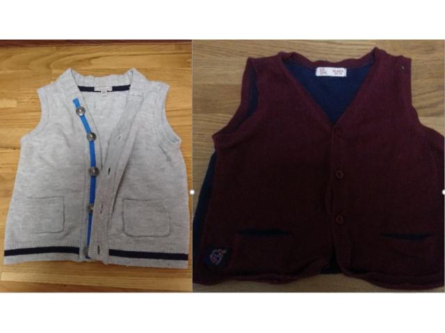 18 mois GILETS SANS MANCHES (DPAM + GRAINS DE BLE)