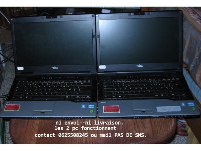 2 pc portable Fujitsu S752.