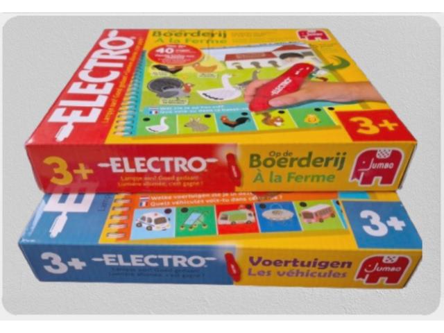 2 x jeux éducatifs Jumbo - véhicules + à la ferme