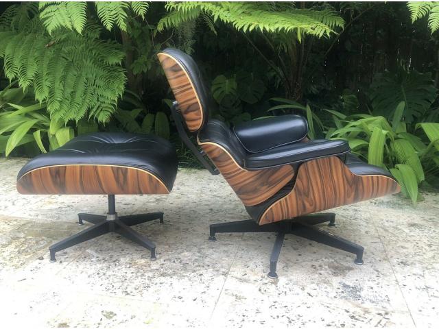 2013 Herman Miller Eames Lounge chair -  cuir noir