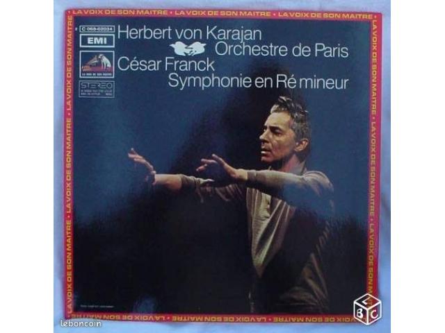 33T vinyle "Symphonie En Re Mineur"Franck, Cesar