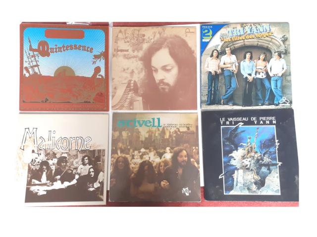 Photo 33t Vinyles, 8 disques de groupes et de chanteurs Bretons image 1/2
