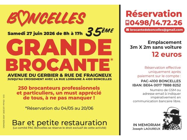 Photo 35e Grande Brocante de Boncelles - Centre du Village image 1/1