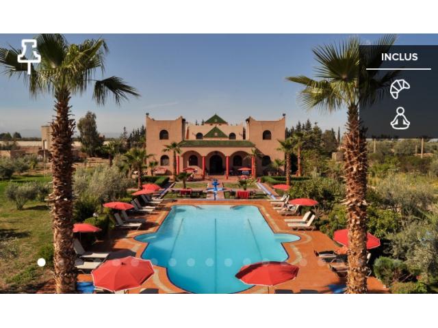 4 nuits pour 2 personnes dans le Riad Qodwa dans la palmeraie à Marrakech