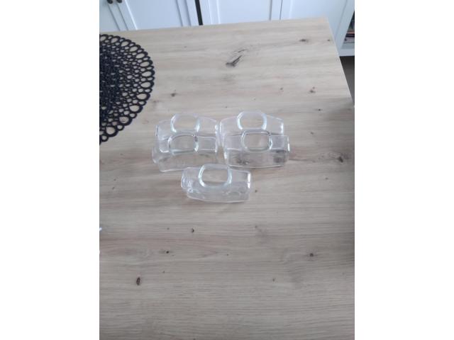 5 abreuvoirs en verres pour cage à pinson , ou bac à nourriture