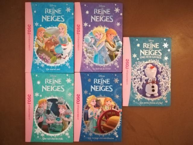 5 Livres « La Reine des Neiges » Disney