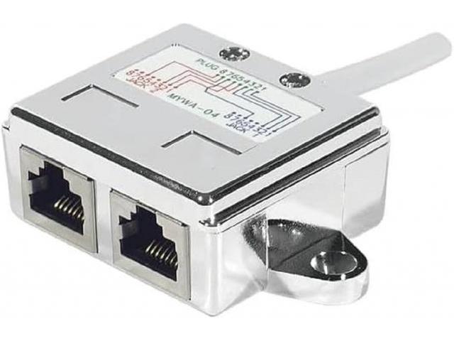 5xEclateur de port RJ45 blindé LAN+TEL