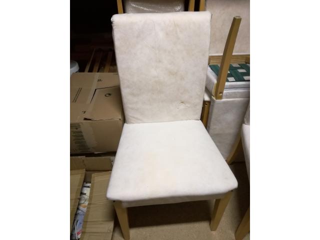 6 chaises Ikea blanches