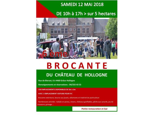 Photo 6ème Grande Brocante du Château de Hollogne image 1/1
