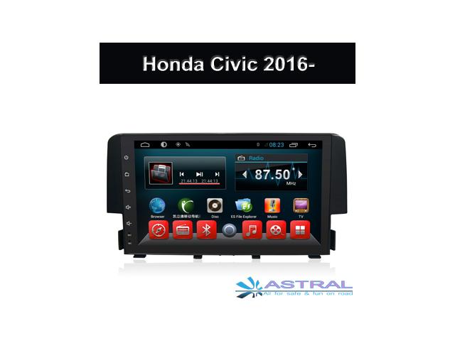 Photo 9 Pouces écran tactile Radio Voiture Système de Navigation OEM Honda Civic 2016 2017 image 1/6