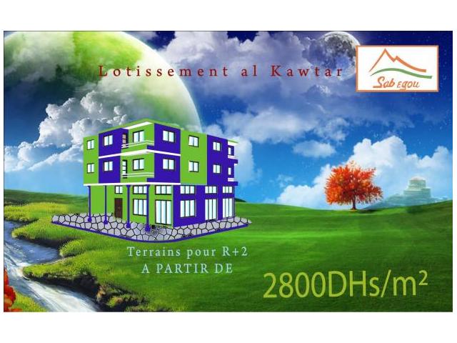 à lotissement alkawtar des terrains à birjdid