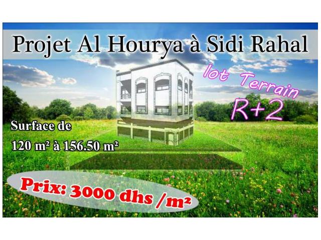 A profiter des beaux terrains a sidi rahhal