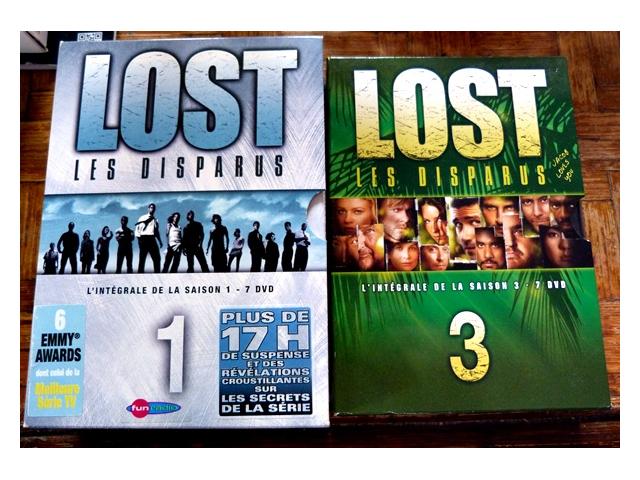 A vend coffret dvd de lost saison 1 (7dvd) et saison 3 (7dvd)