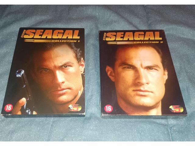 A vendre en DVD lot de 2 coffrets Steven Seagal