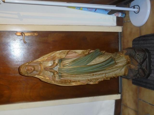 A vendre Sainte Vierge Marie en plâtre