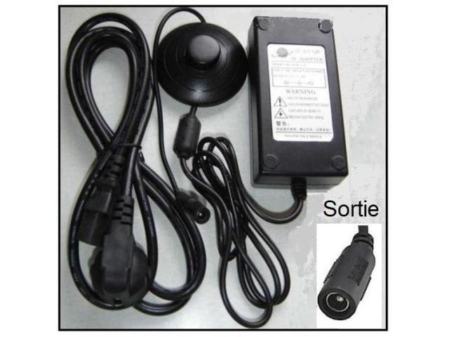Photo AC ADAPTATER 100-240VAC sortie 12VDC 4A 48W image 1/2