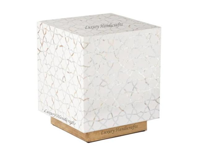 Add Sparkle to Your Space with Mother of Pearl Side Tables