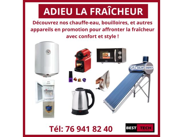 ADIEU LA FRAICHEUR : PROMO SUR NOS ARTICLES DE CHAUFFAGE