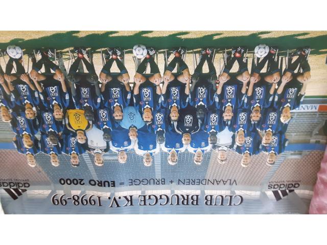 Affiche club de Brugge k.v. 1998/1999 football