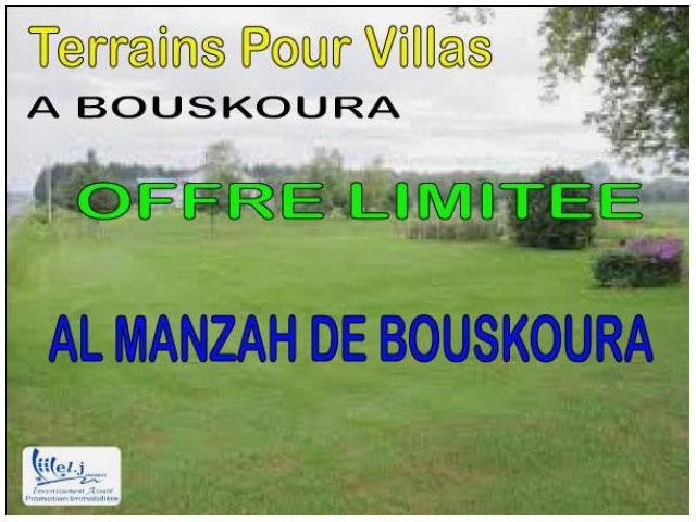 AL MANZAH DE BOUSKOURA Terrain de 215 m2