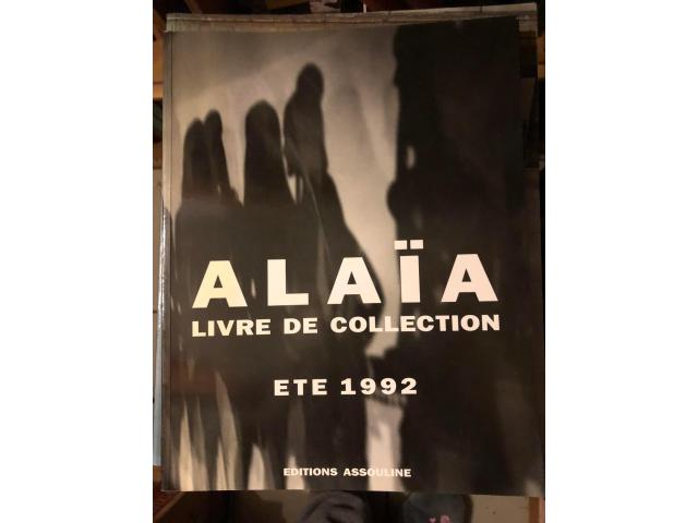 Alaïa, Livre de collection été 1992