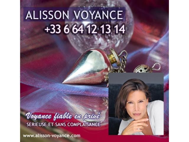 ALISSON VOYANCE DELORS +33 6 64 12 13 14