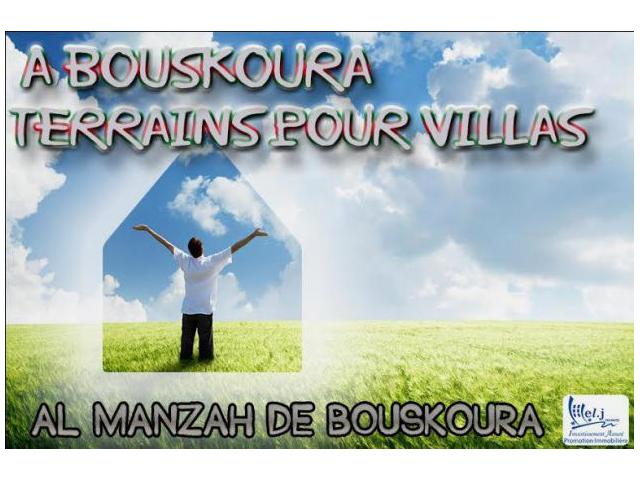 ALMANZAH DE BOUSKOURA terrain de 300 m2