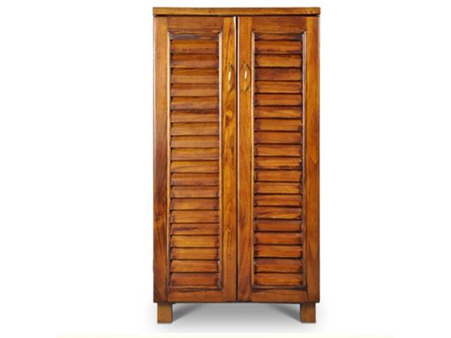 Photo American country style solid wood lockers kitchen cabinets image 1/1