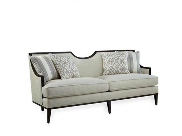 American solid wood sofa Simple contemporary sofa French solid wood sofa