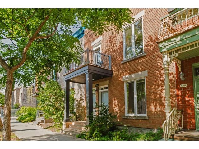 Ancien duplex rénové en maison haut de gamme Métro Laurier (Montreal, Quebec)