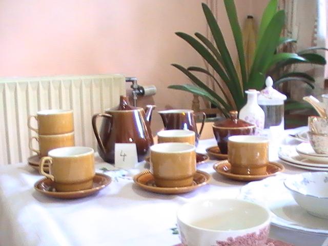 Photo Ancien service à café ou à thé rétro,vintage 