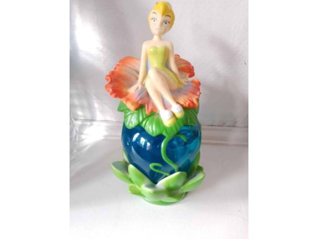 ancienne bouteille gel douche la fée clochette disney