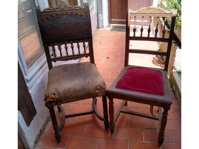 Anciennes chaises